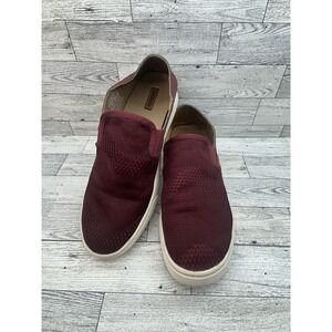 Olukai Pehuea Shoes Womens Size 10 Burgundy Red Slip On Knit Casual Comfort